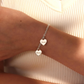 Bracelet Breloque Coeurs Personnalisés