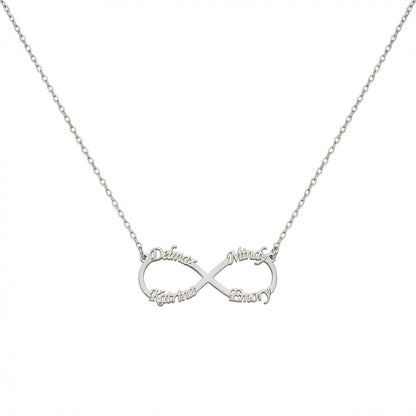 Collier Personnalisé Infini Multi-Prénoms