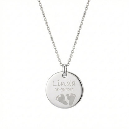 Collier Personnalisé Empreinte de Pied