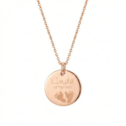 Collier Personnalisé Empreinte de Pied