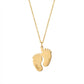 Collier Pendentif forme de pieds