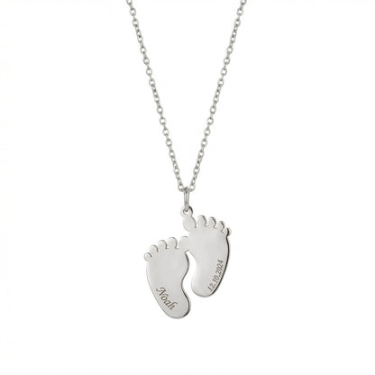 Collier Pendentif forme de pieds