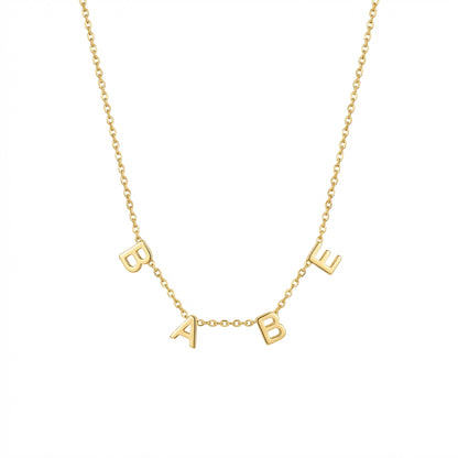 Collier Personnalisé Lettres Séparées