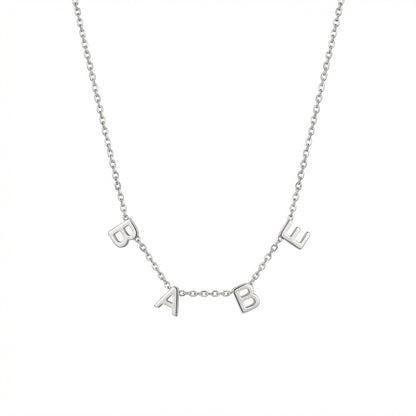 Collier Personnalisé Lettres Séparées