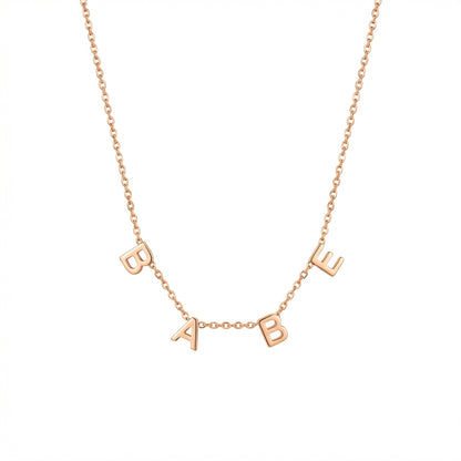 Collier Personnalisé Lettres Séparées
