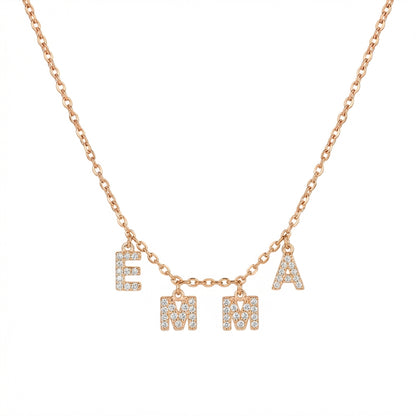 Collier Personnalisé Strass
