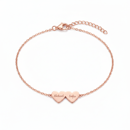 Bracelet Coeur Gravé