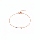 Bracelet Initiales & Pierre de Naissance